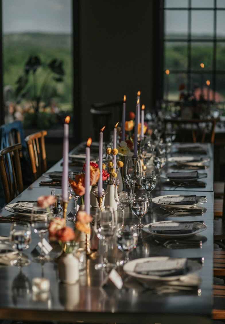 Milea Estate: The Perfect Hudson Valley Wedding Venue 3 Elegant winery wedding reception setup in Milea Estate Clubhouse