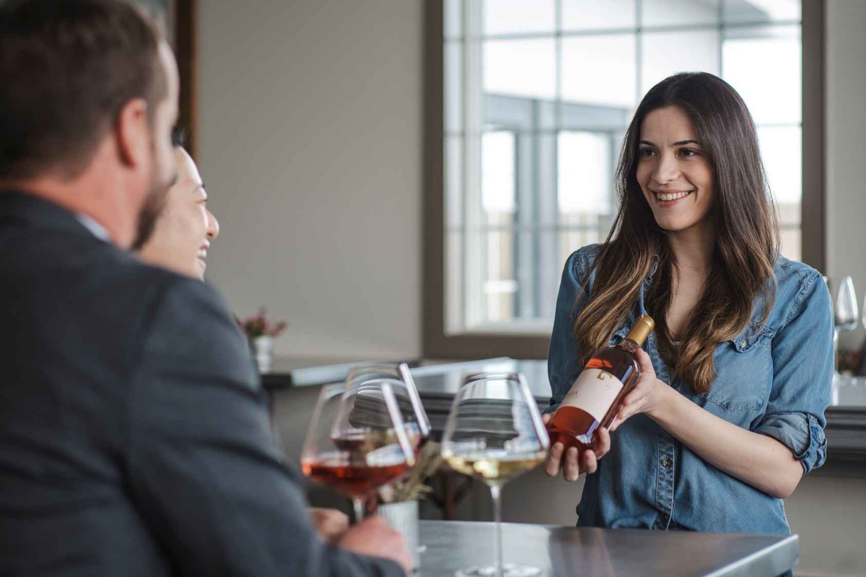 The Best Wineries Near NYC: Discover Milea Estate 3 Elegant wine tasting room at Milea Estate perfect for NYC day trip visitors