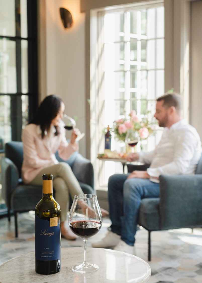 Plan the Ultimate Hudson Valley Wine Tasting Experience 4 Interior view of Milea Estate's sophisticated tasting room with wine displays