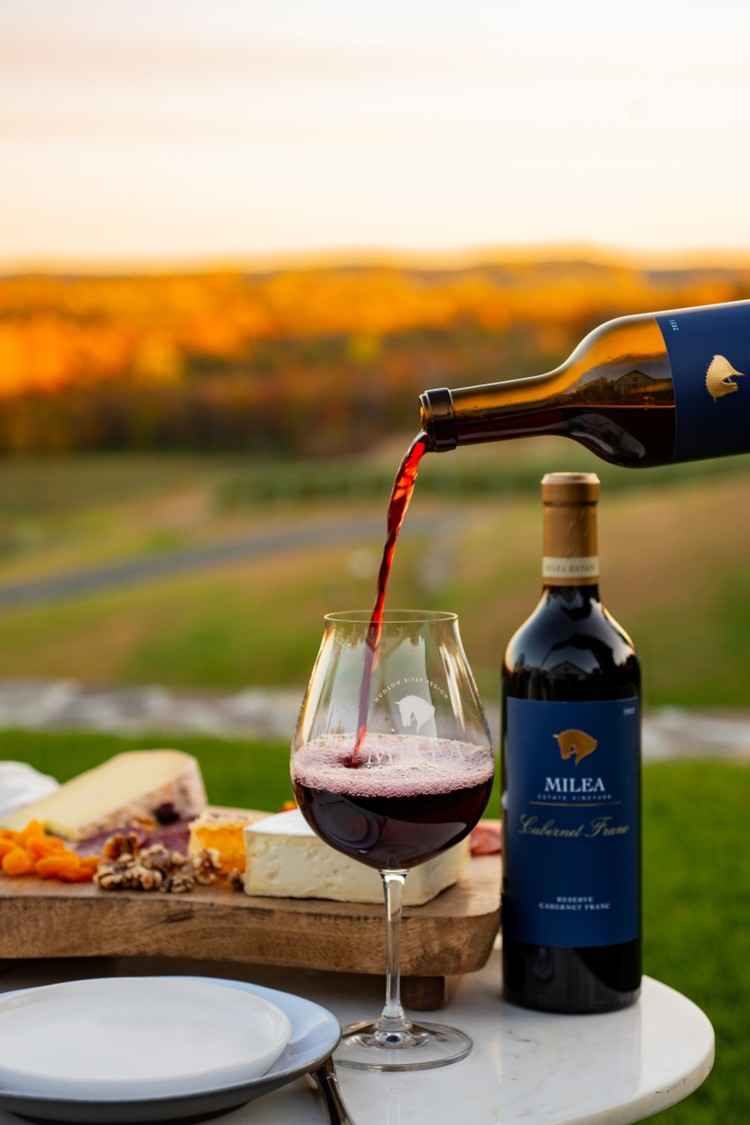 When to Visit NY Wineries 6 A selection of award-winning wines from Milea Estate Vineyard, a premier winery in the Hudson Valley known for its exceptional vintages